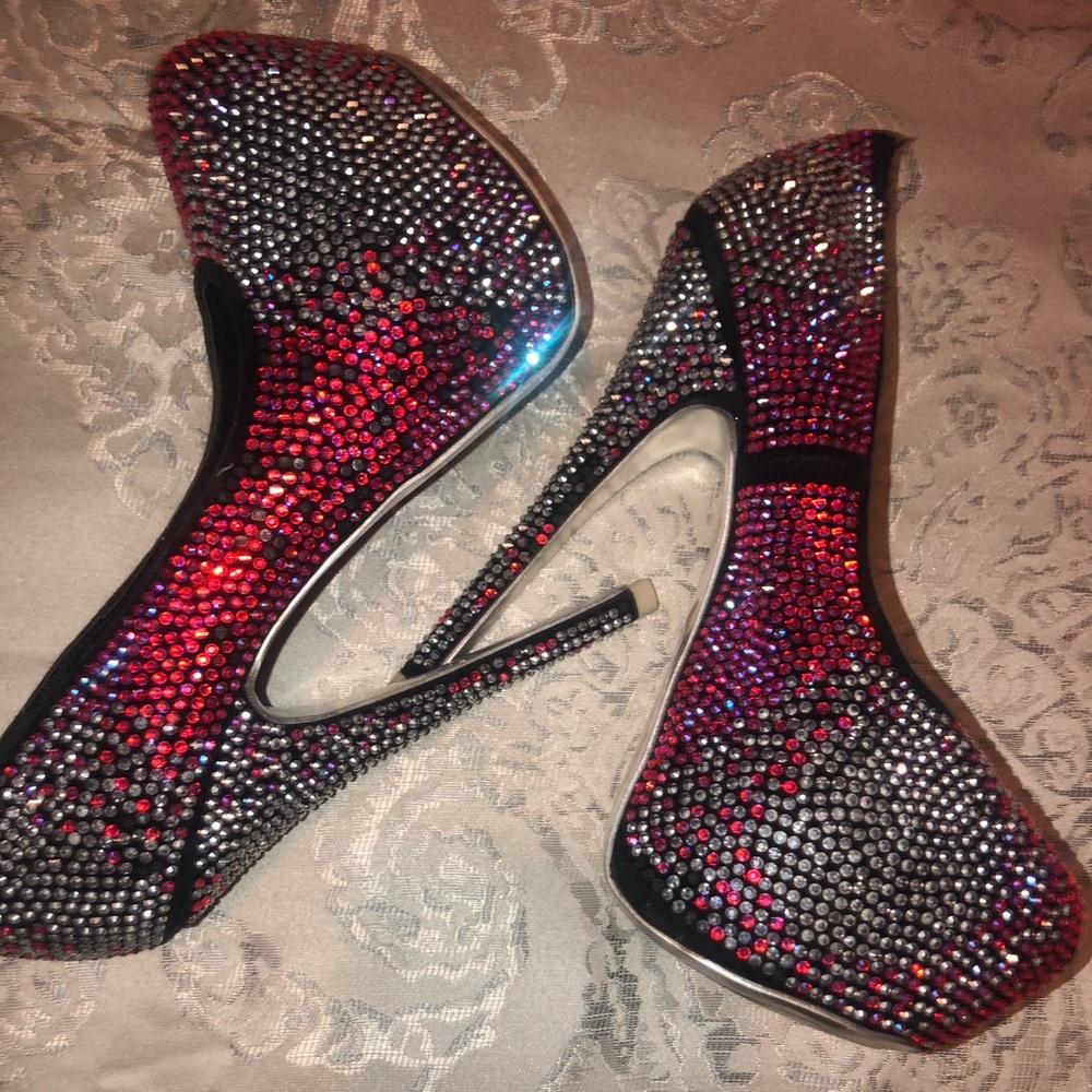 Rhinestone heels